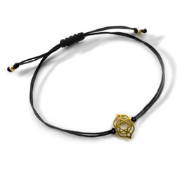Bransoletka z czakrą trzeciego oka czarna