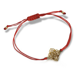 Bransoletka z czakrą podstawy czerwona