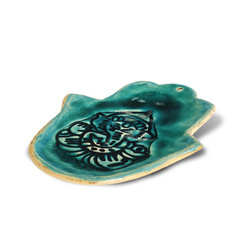 Podstawka Ręka Fatimy Ganesha turkusowa