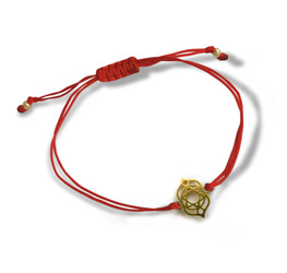Bransoletka z czakrą trzeciego oka czerwona